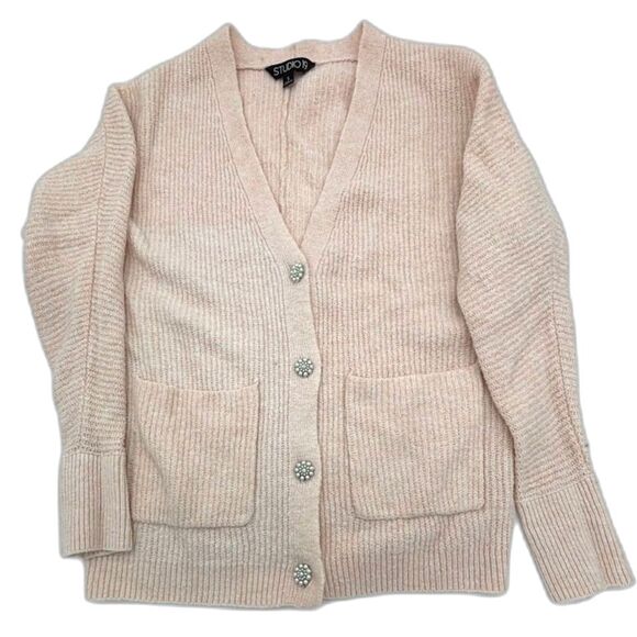 Women's Studio 15 Button-up Cardigan, Size Small - Picture 1 of 6
